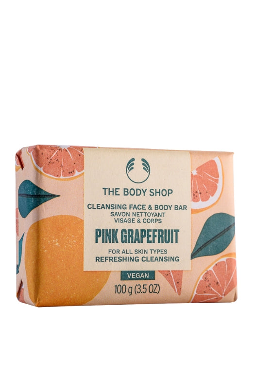 Pink Grapefruit Cleansing Face & Body Bar Soap