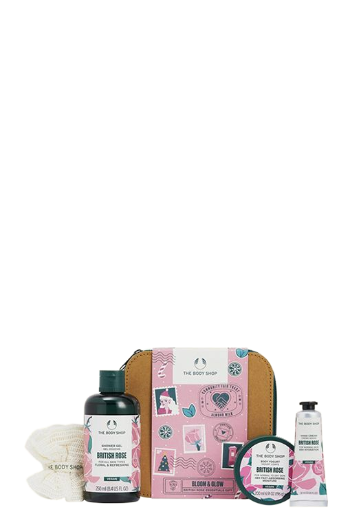 Bloom & Glow British Rose Essentials Gift (Heart)