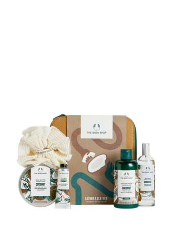 Lather & Slather Coconut Big Gift Case