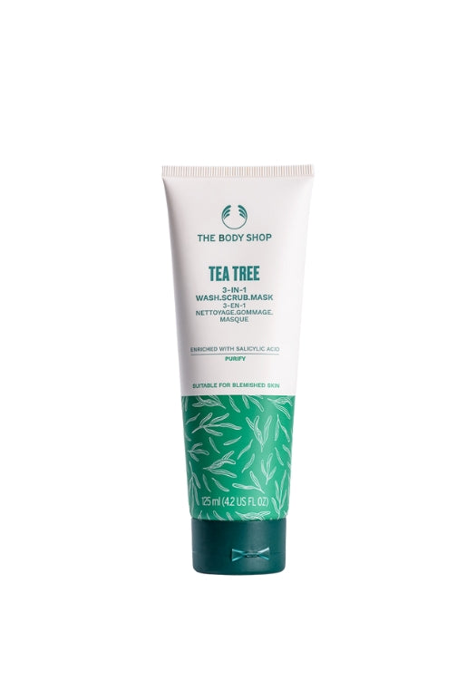 Tea Tree 3-in-1 Wash, Scrub & Mask