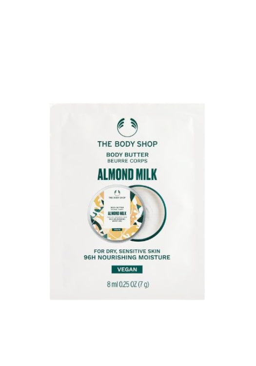 Almond milk body butter sample